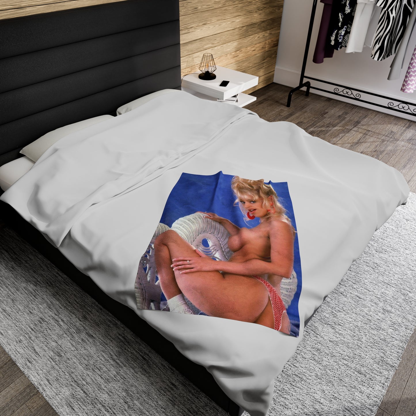 Velveteen Plush Blanket Pornstar Jenna Jameson Nude