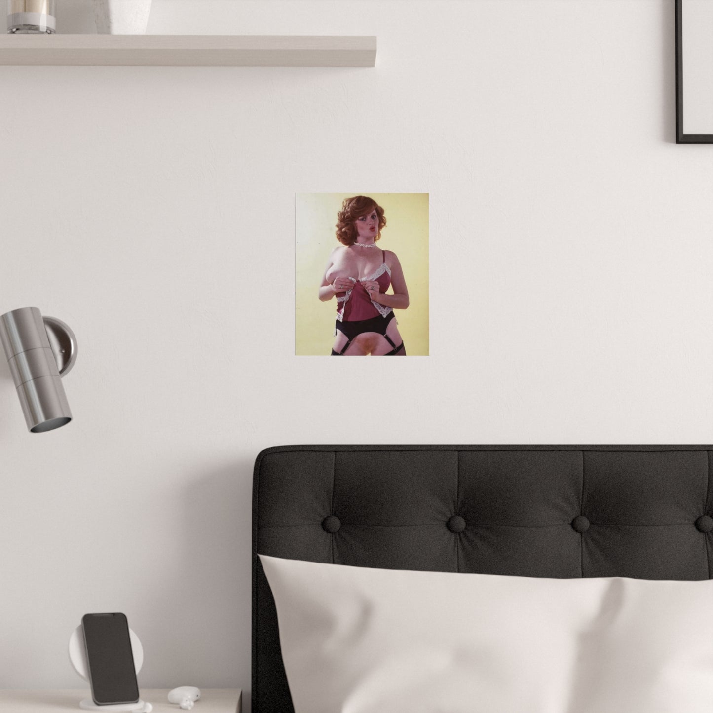 Satin Posters (210gsm) Retro Pornstar Lisa De Leeuw Nude