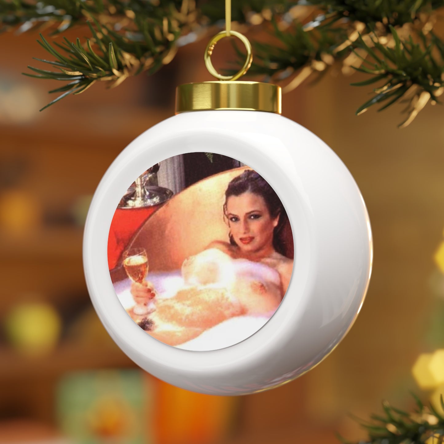 Christmas Ball Ornament Traci Lords Nude