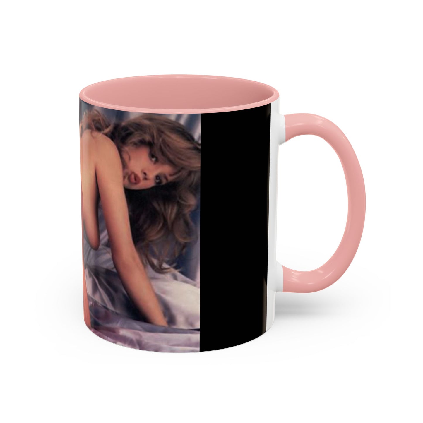 Accent Coffee Mug (11, 15oz) Traci Lords Naked Nude Retro