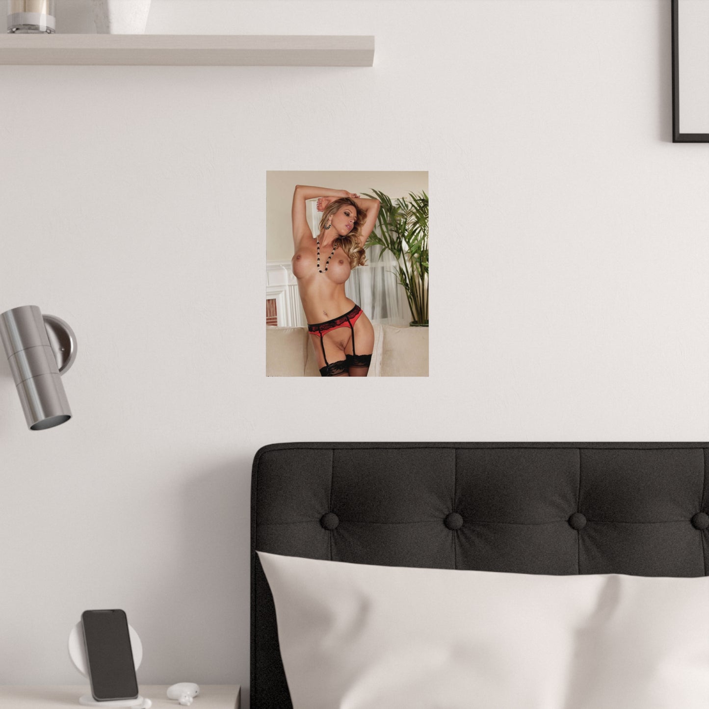 Satin Posters (210gsm) Adult Star Samantha Saint Nude