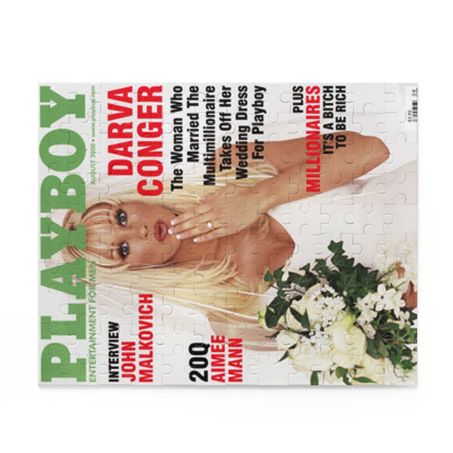 Puzzle (120, 252, 500-Piece) Playboy Cover August 2000
