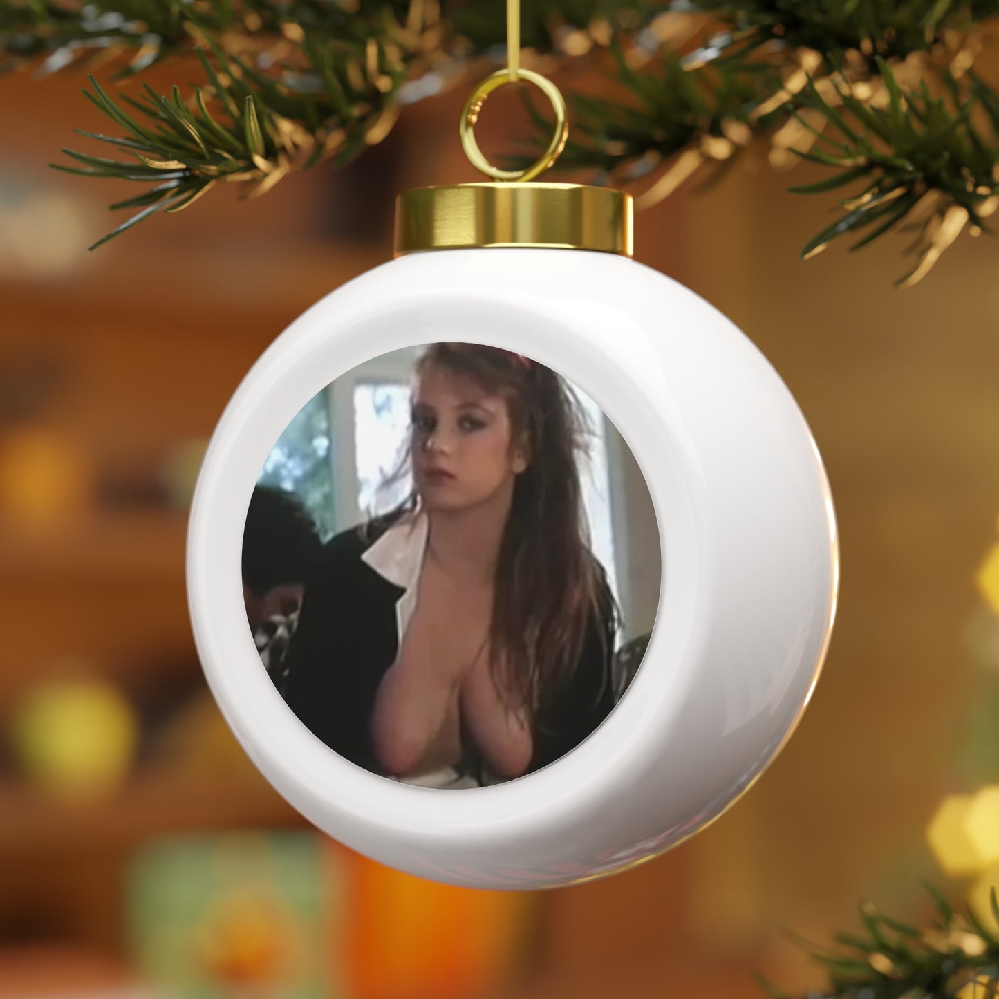 Christmas Ball Ornament Traci Lords Nude