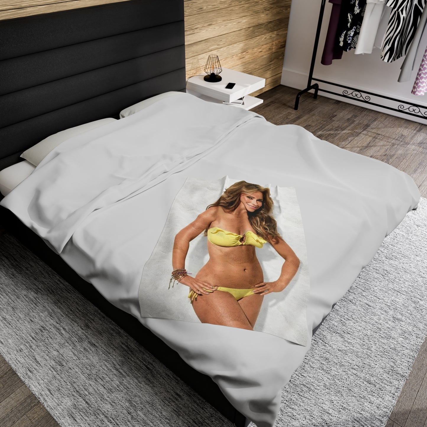 Velveteen Plush Blanket Jennifer Love Hewitt