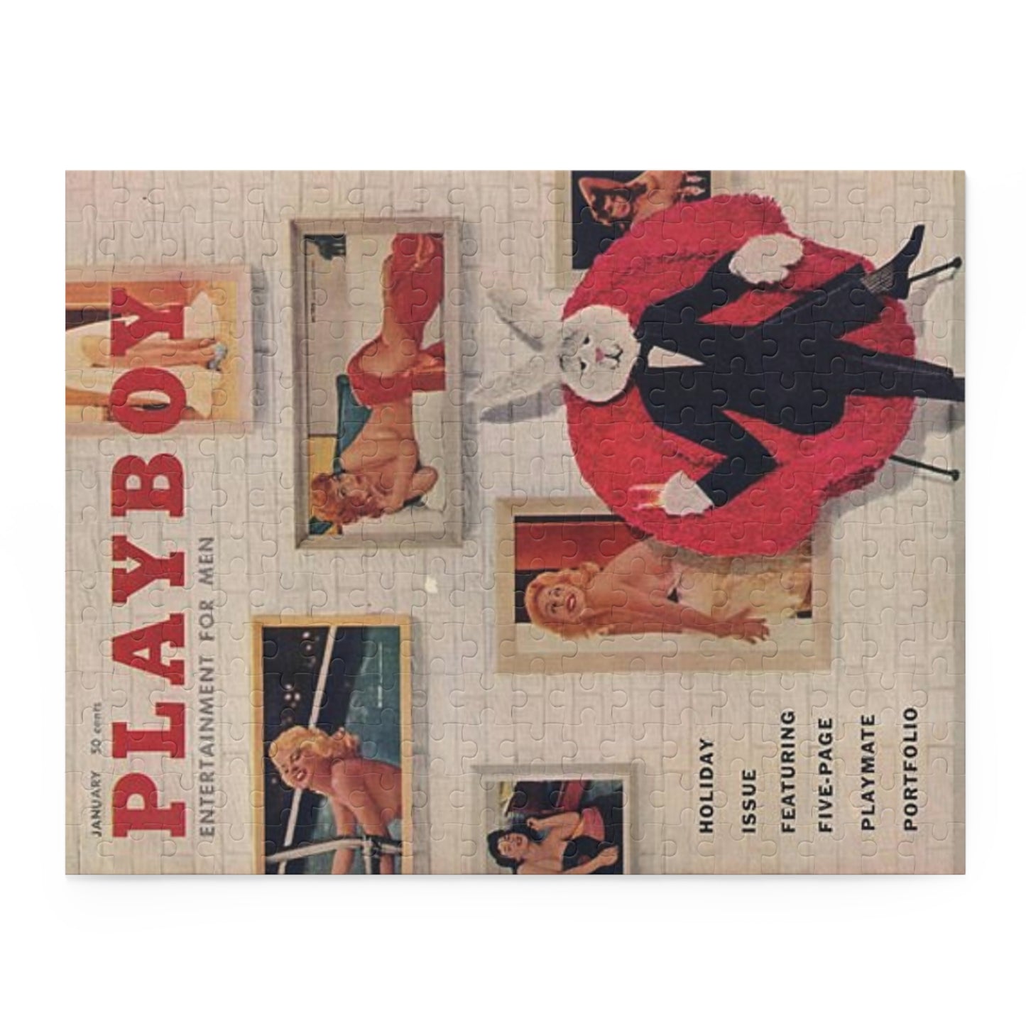 Puzzle (120, 252, 500-Piece) Playboy Cover January 1958