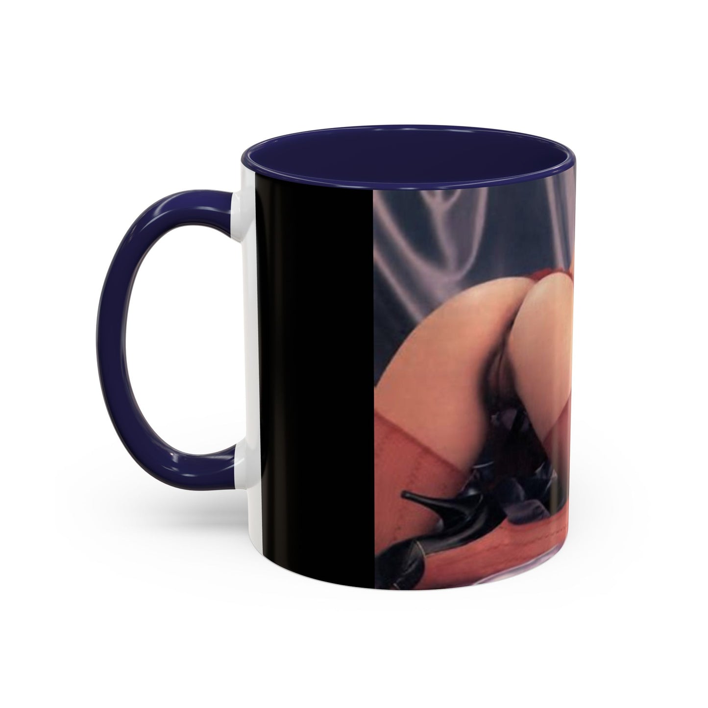 Accent Coffee Mug (11, 15oz) Traci Lords Naked Nude Retro