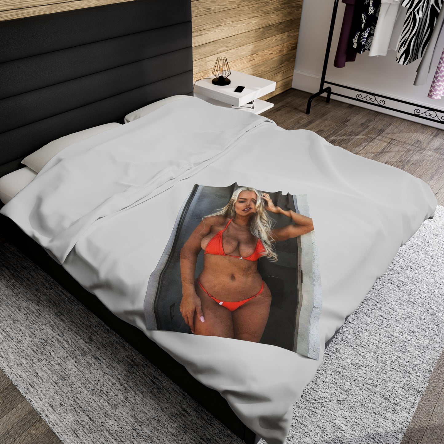 Velveteen Plush Blanket Lindsey Pelas