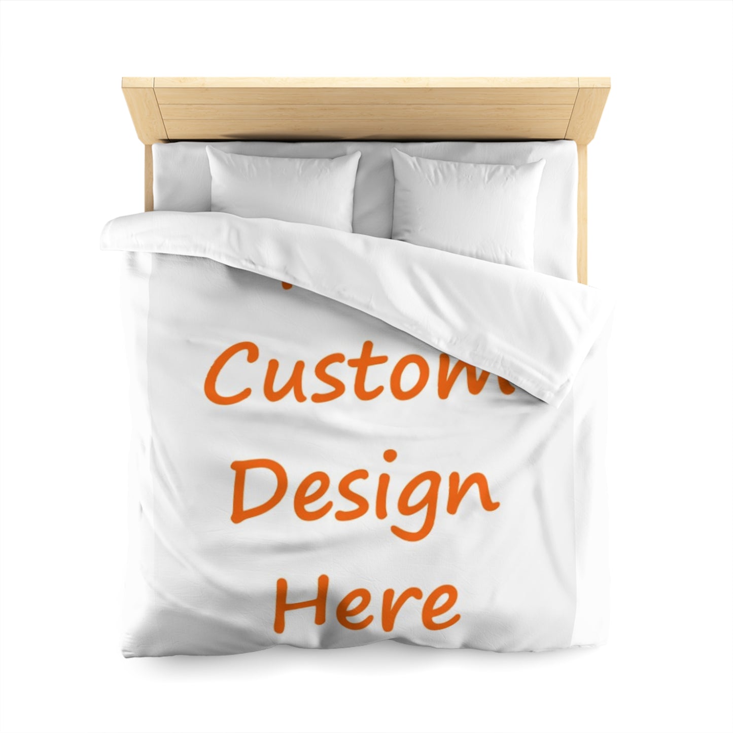 Microfiber Duvet Cover Custom Purchase & Message Artwork! No Limits!