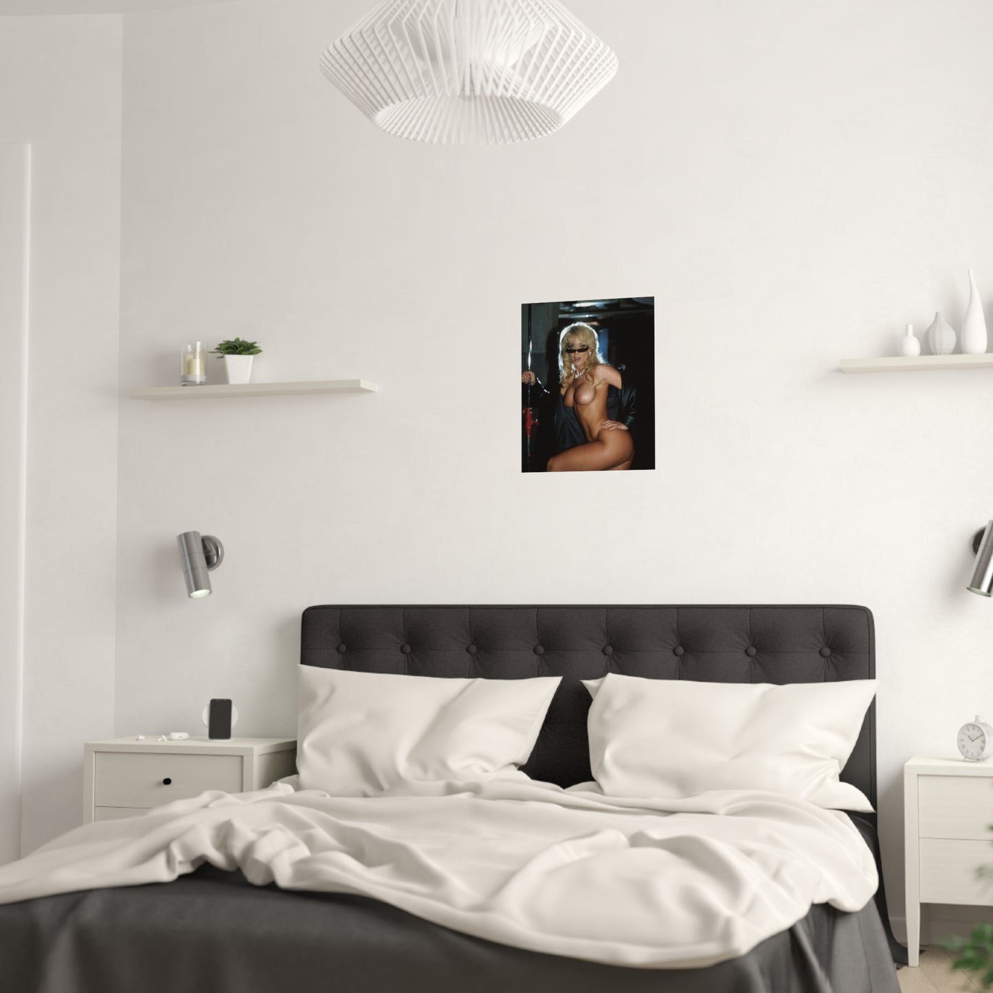 Satin Posters (210gsm) Retro Porn Star Nina Hartley Nude