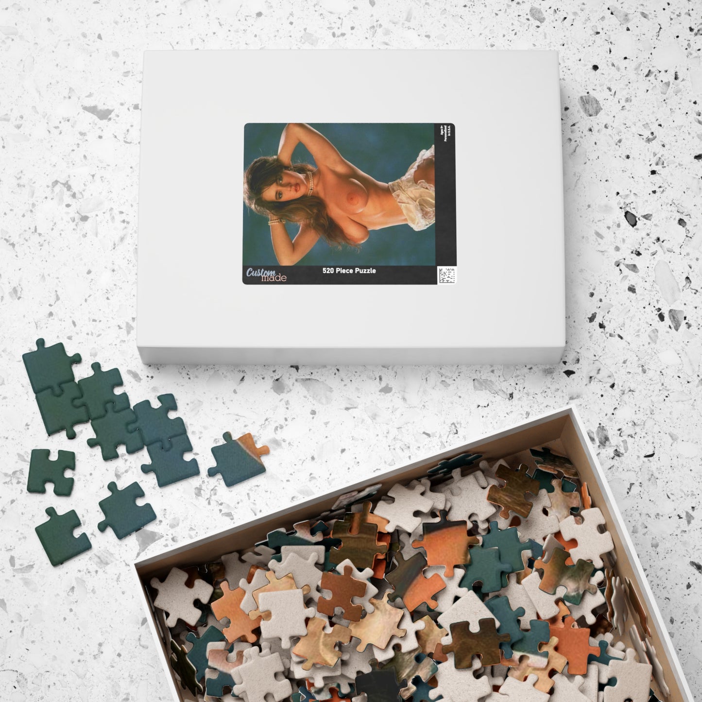 Puzzle (110, 252, 520, 1014-piece) Retro Adult Star Gail McKenna Nude