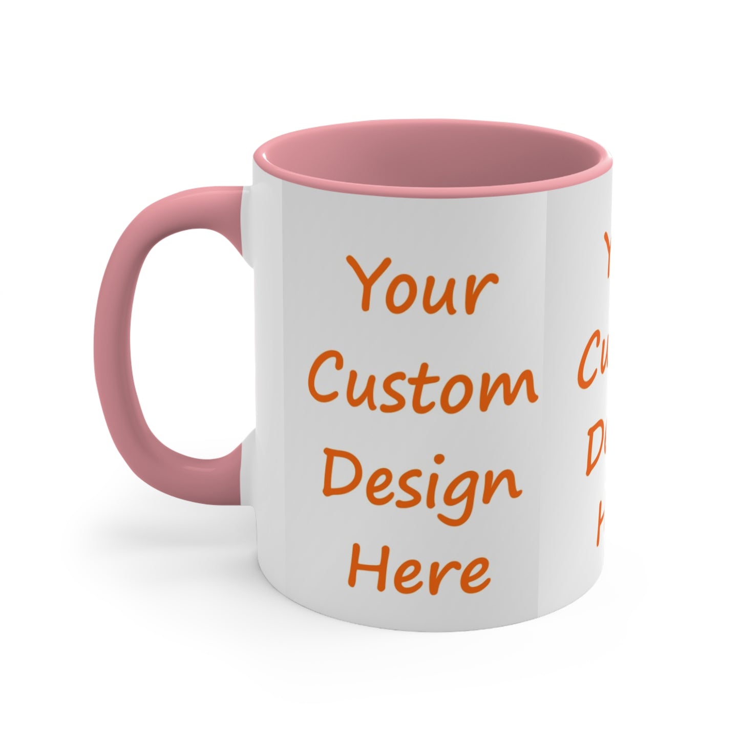 Accent Coffee Mug, 11oz Custom Purchase & Message Artwork! No Limits!