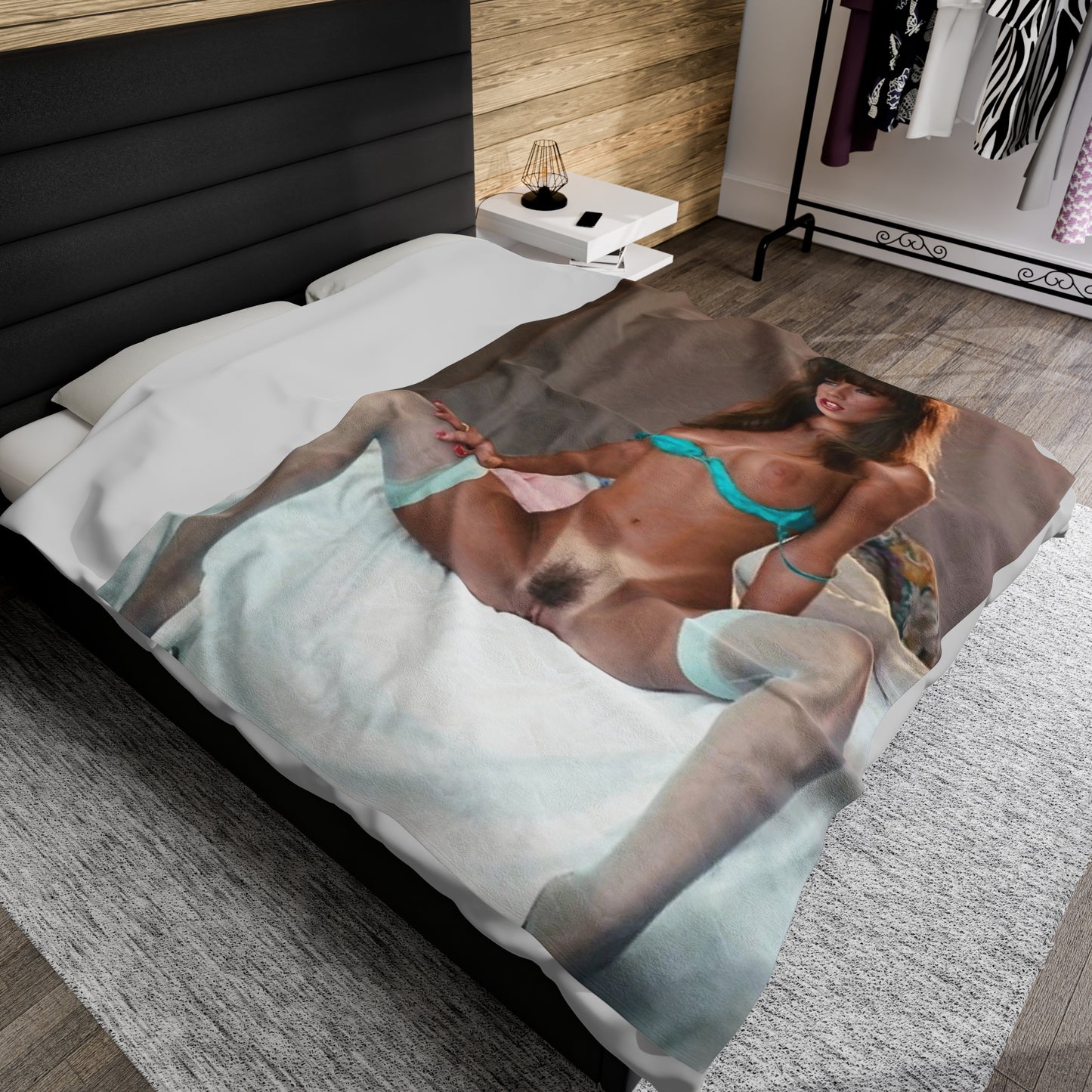 Velveteen Plush Blanket Pornstar Racquel Darrian Nude