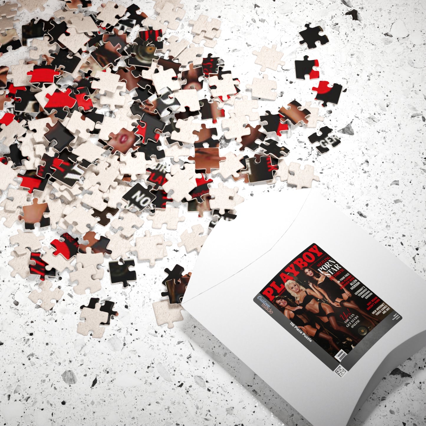 Puzzle (110, 252, 520, 1014-piece) Play Boy March 2002 Cover Jenna Jameson