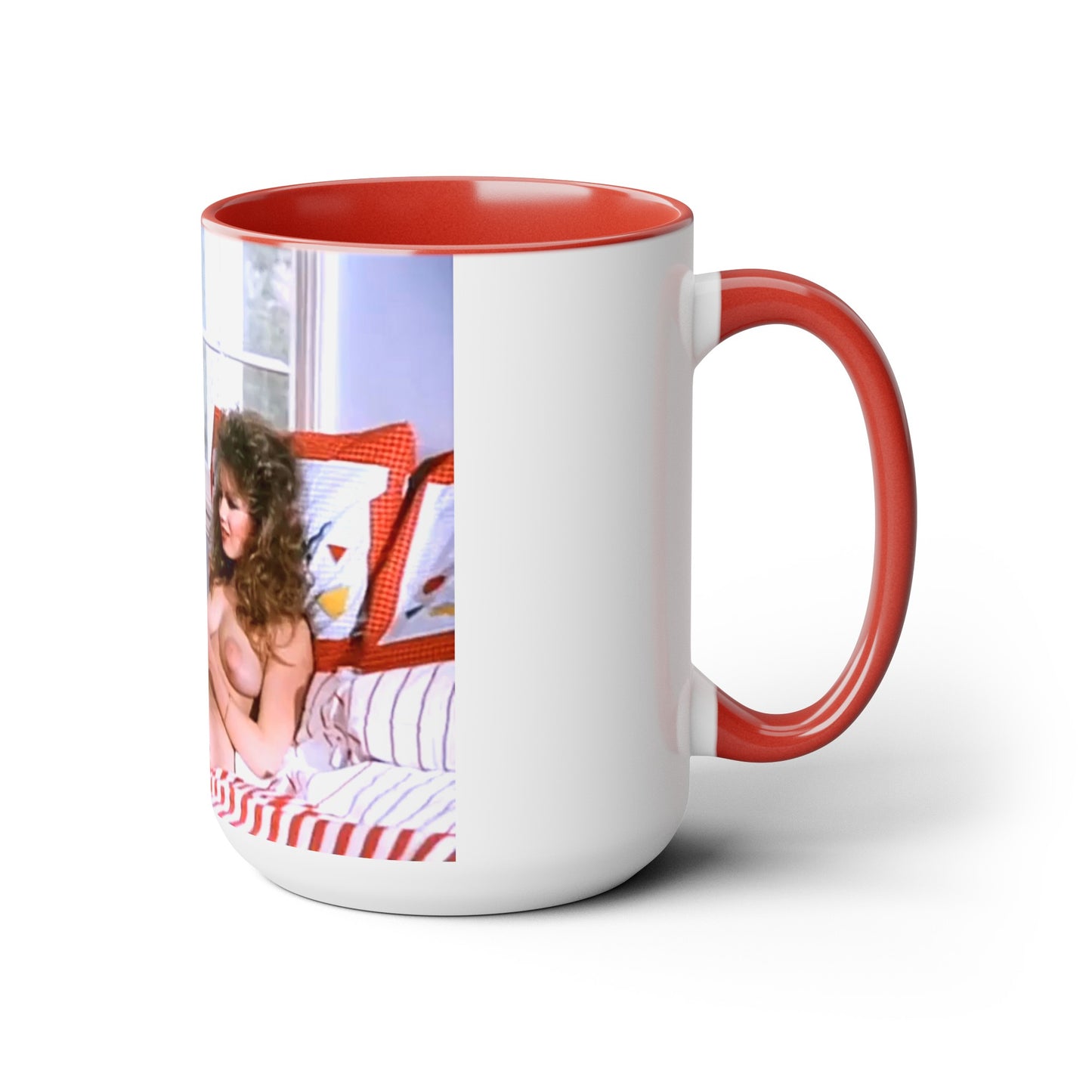 Two-Tone Coffee Mugs, 15oz Traci Lords Nude