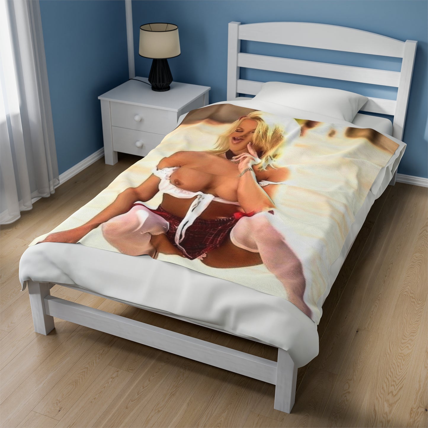 Velveteen Plush Blanket Pornstar Chloe Jones Nude