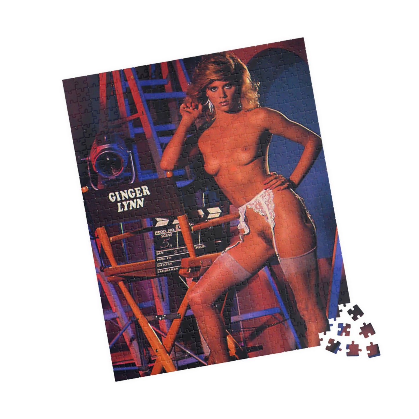 Puzzle (110, 252, 500, 1014-piece) Retro Porn Star Ginger Lynn Nude
