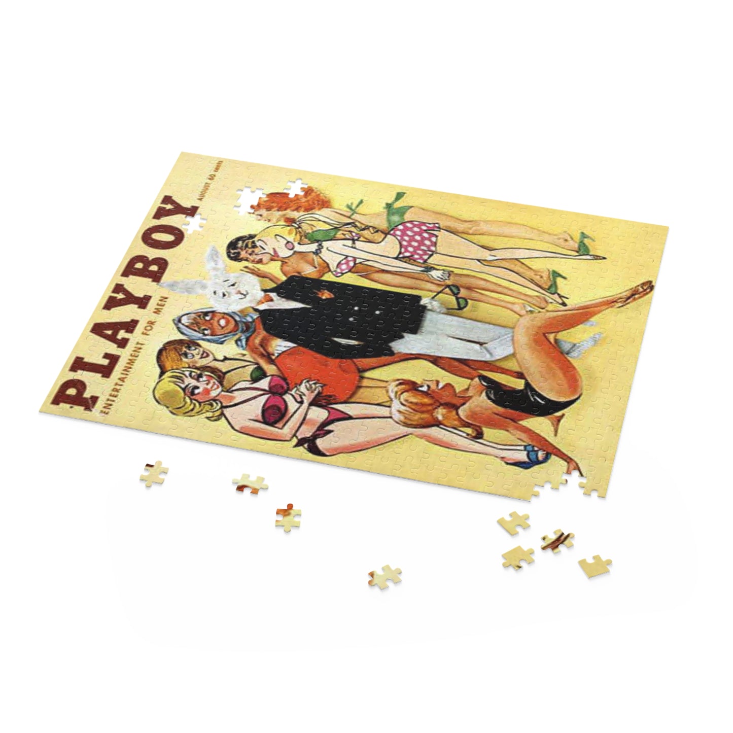 Puzzle (120, 252, 500-Piece) Playboy Cover August 1961