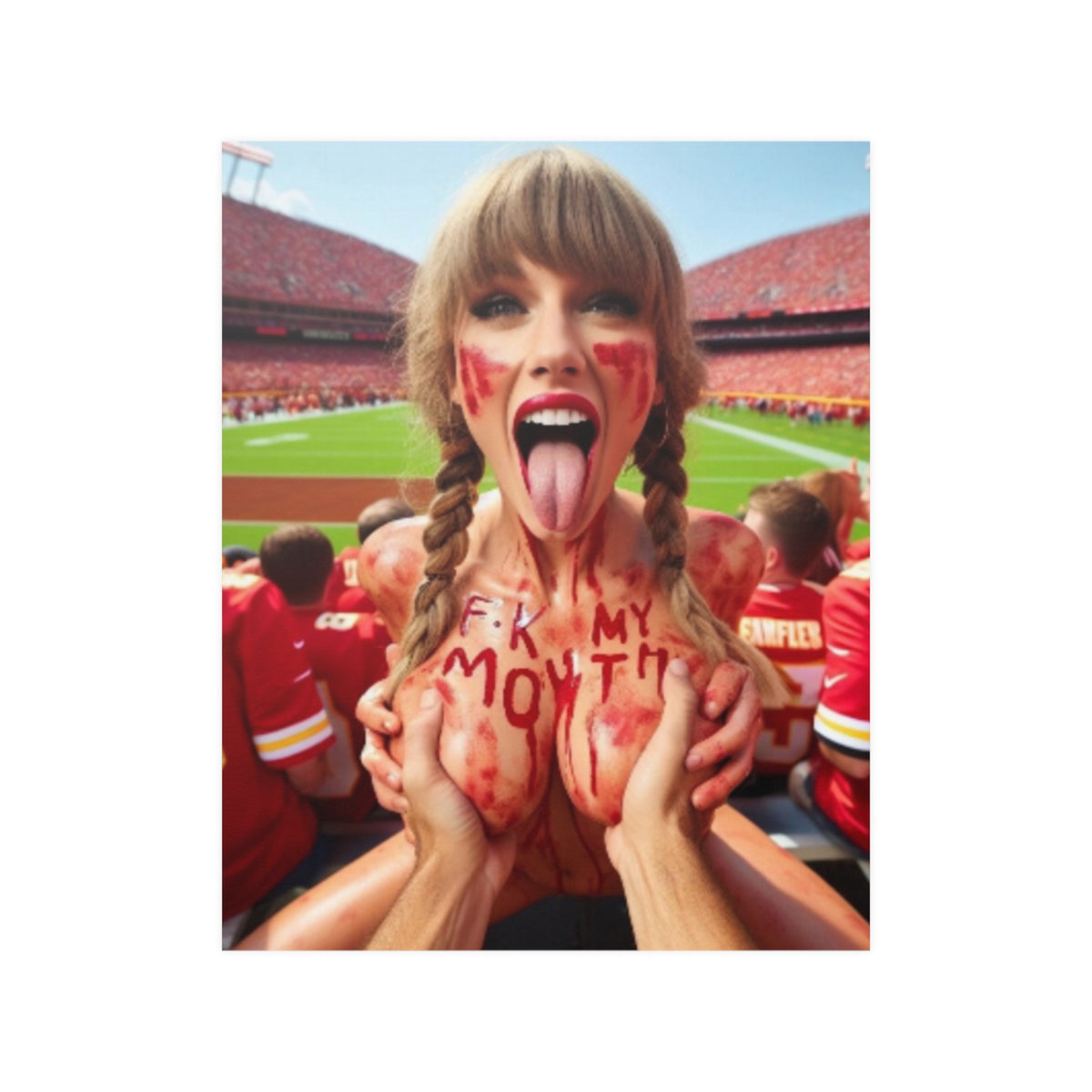 Satin Posters (210gsm) Taylor Swift AI Nudes