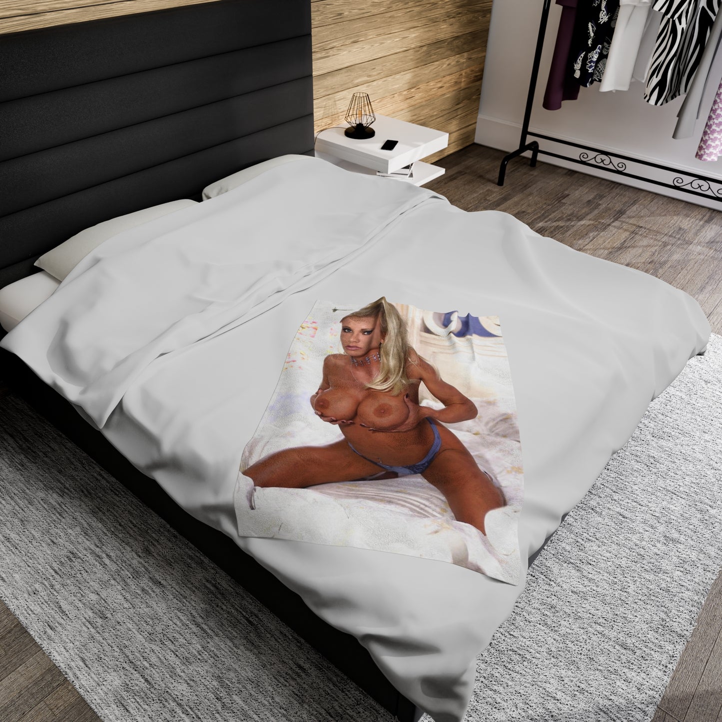 Velveteen Plush Blanket Pornstar Briana Banks Nude