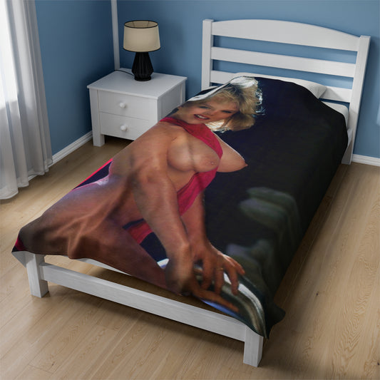 Velveteen Plush Blanket Samantha Fox Nude