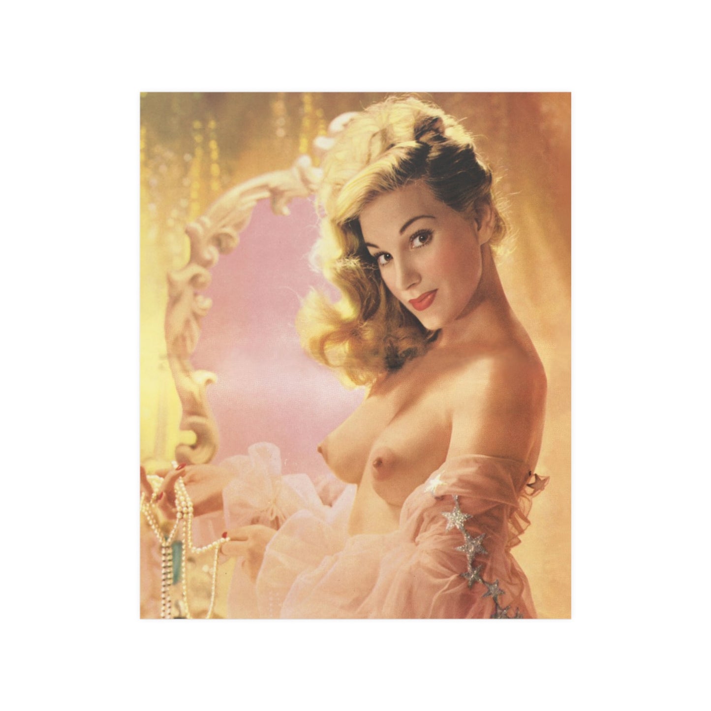 Satin Posters (210gsm) Playmate 1955 Marilyn Waltz Nude