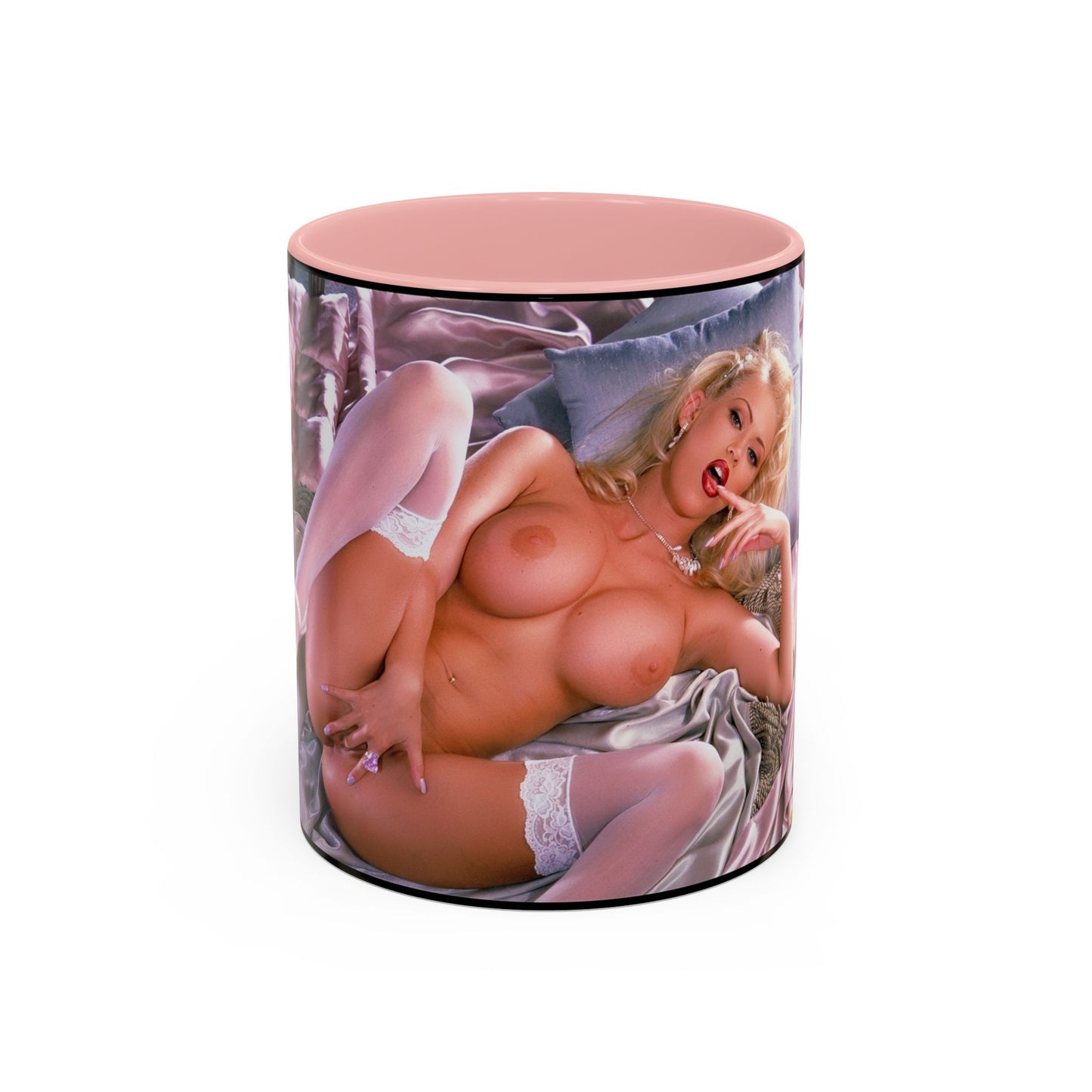 Accent Coffee Mug (11, 15oz) 1990s Porn Star Jenna Jameson Nude Naked