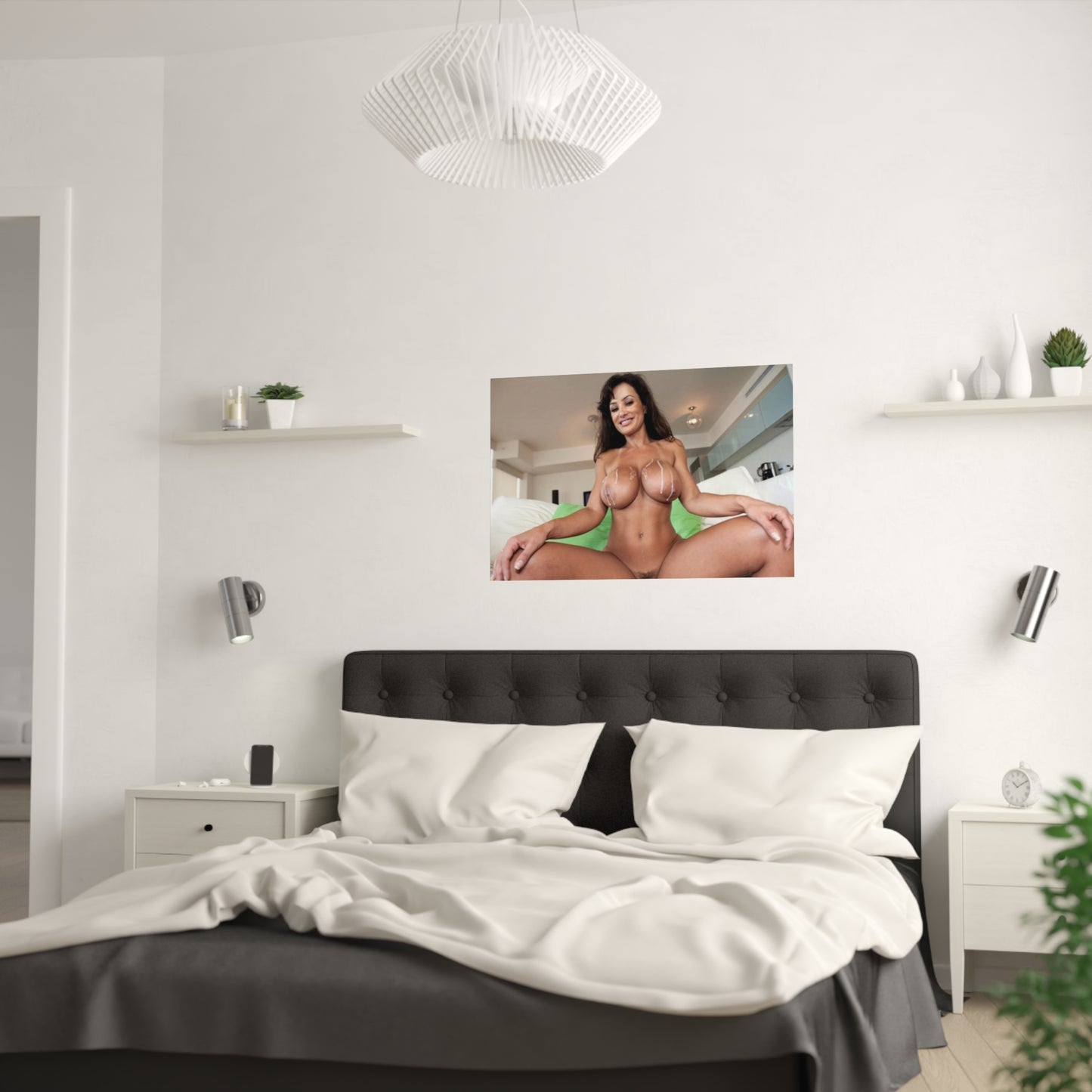 Satin Posters (210gsm) Pornstar Lisa Ann Nude