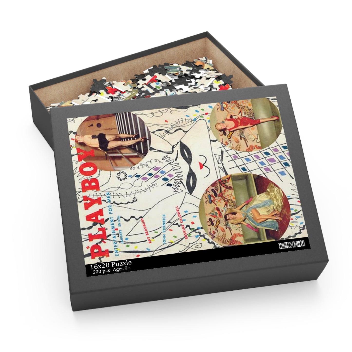 Puzzle (120, 252, 500-Piece) Playboy Cover January 1955