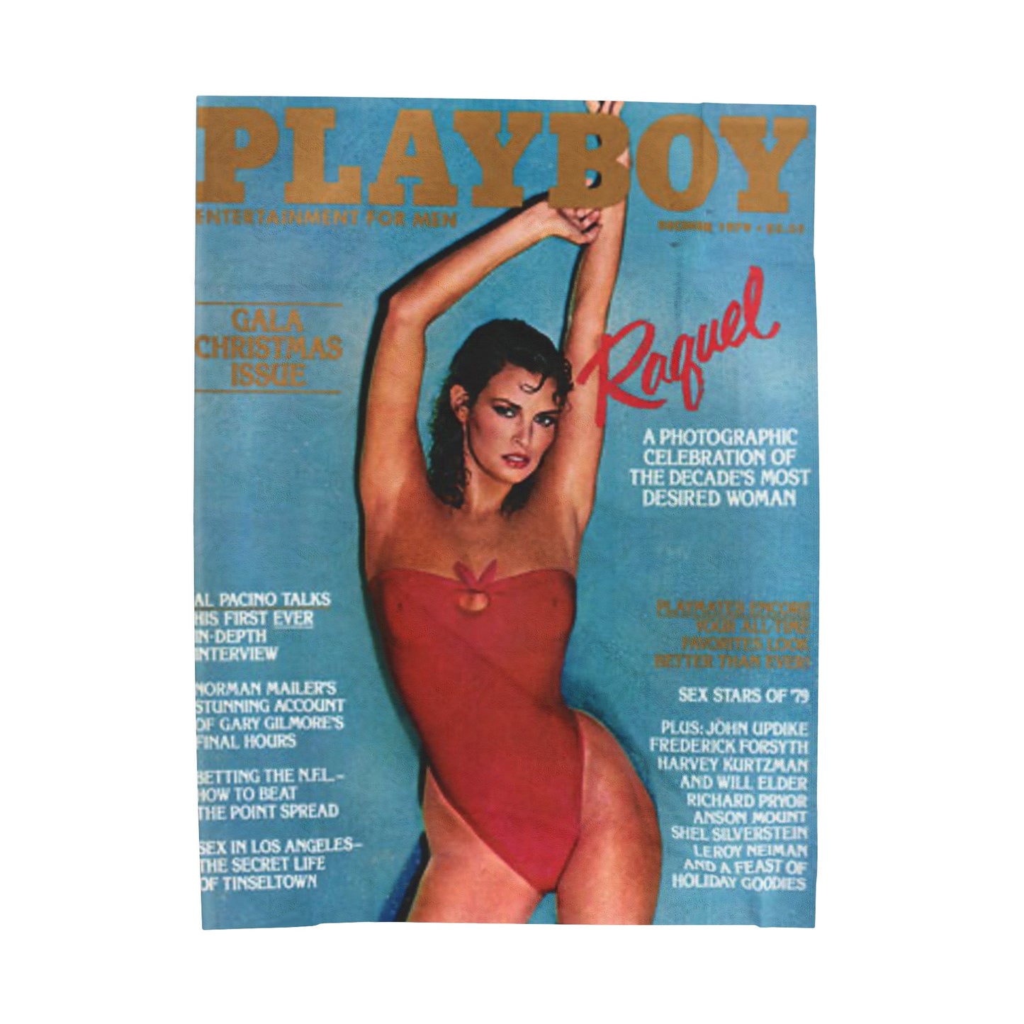Velveteen Plush Blanket Magazine Cover December 1979