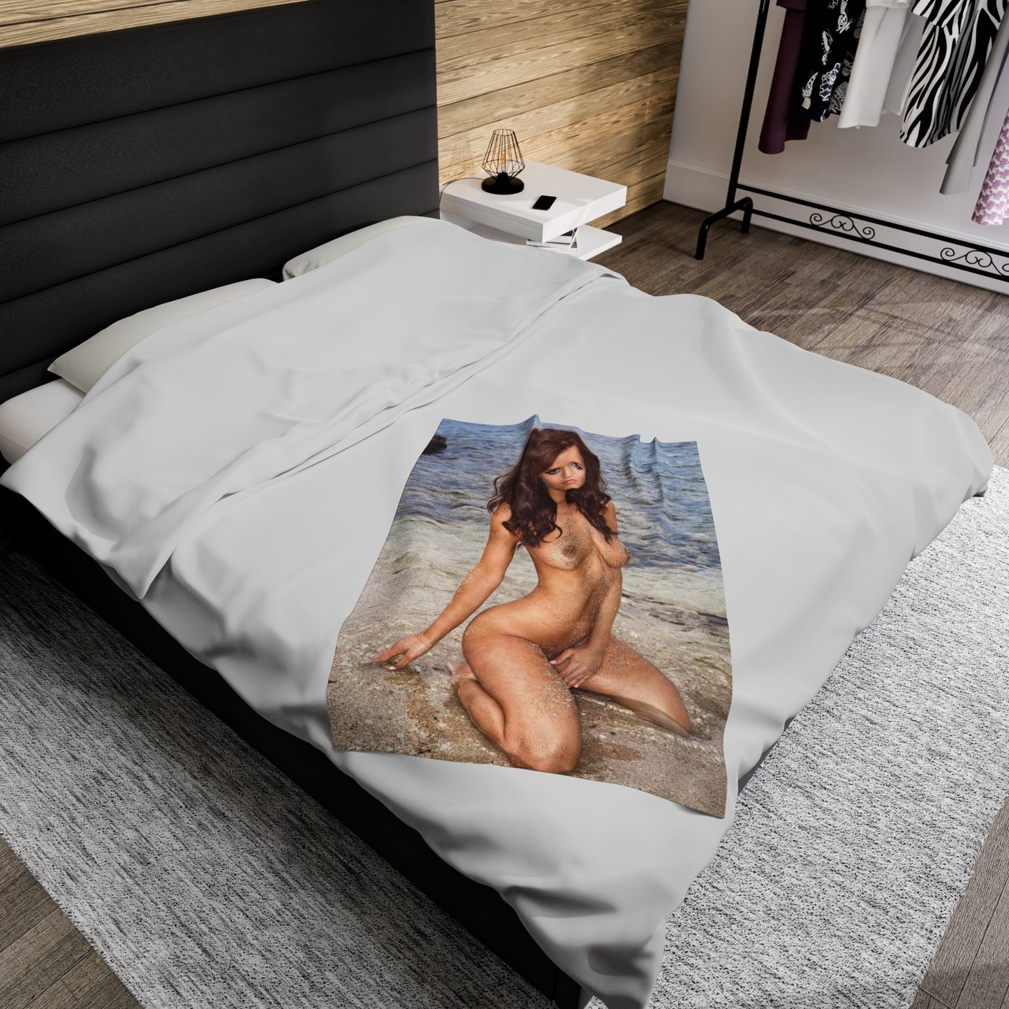 Velveteen Plush Blanket Sexy Brit Rosie Jones Nude