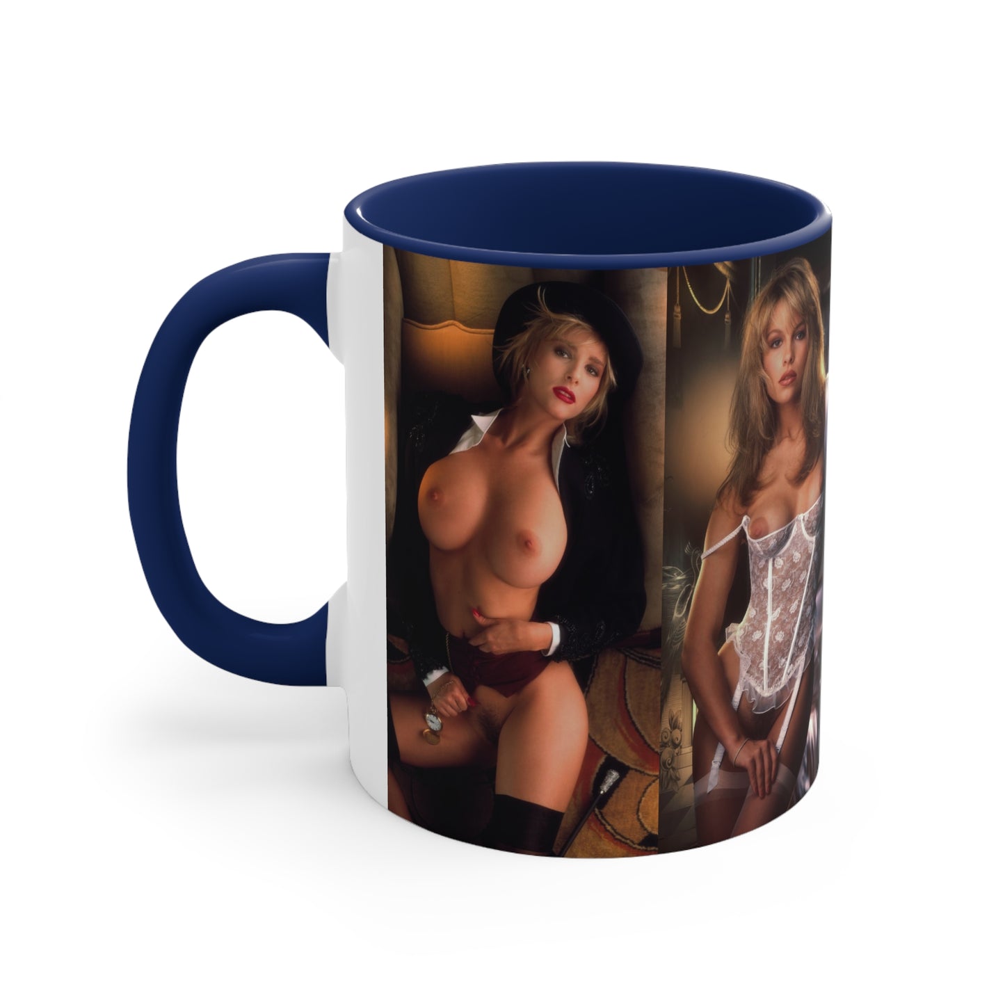 Accent Coffee Mug, 11oz Playboy Playmates 1990 January - April