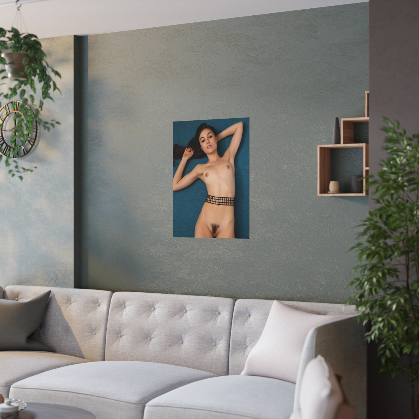 Satin Posters (210gsm) Adult Star Sasha Grey Nude