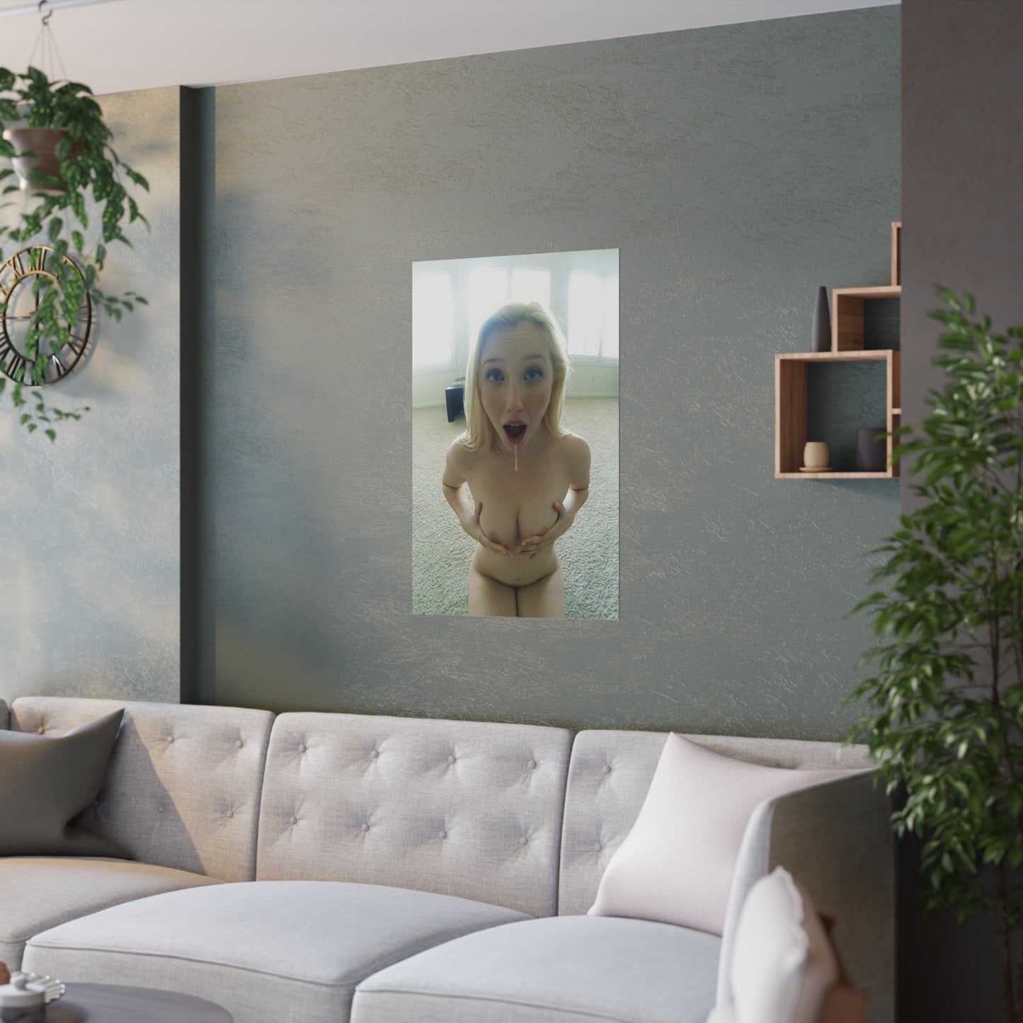 Satin Posters (210gsm) Target Practice Nude