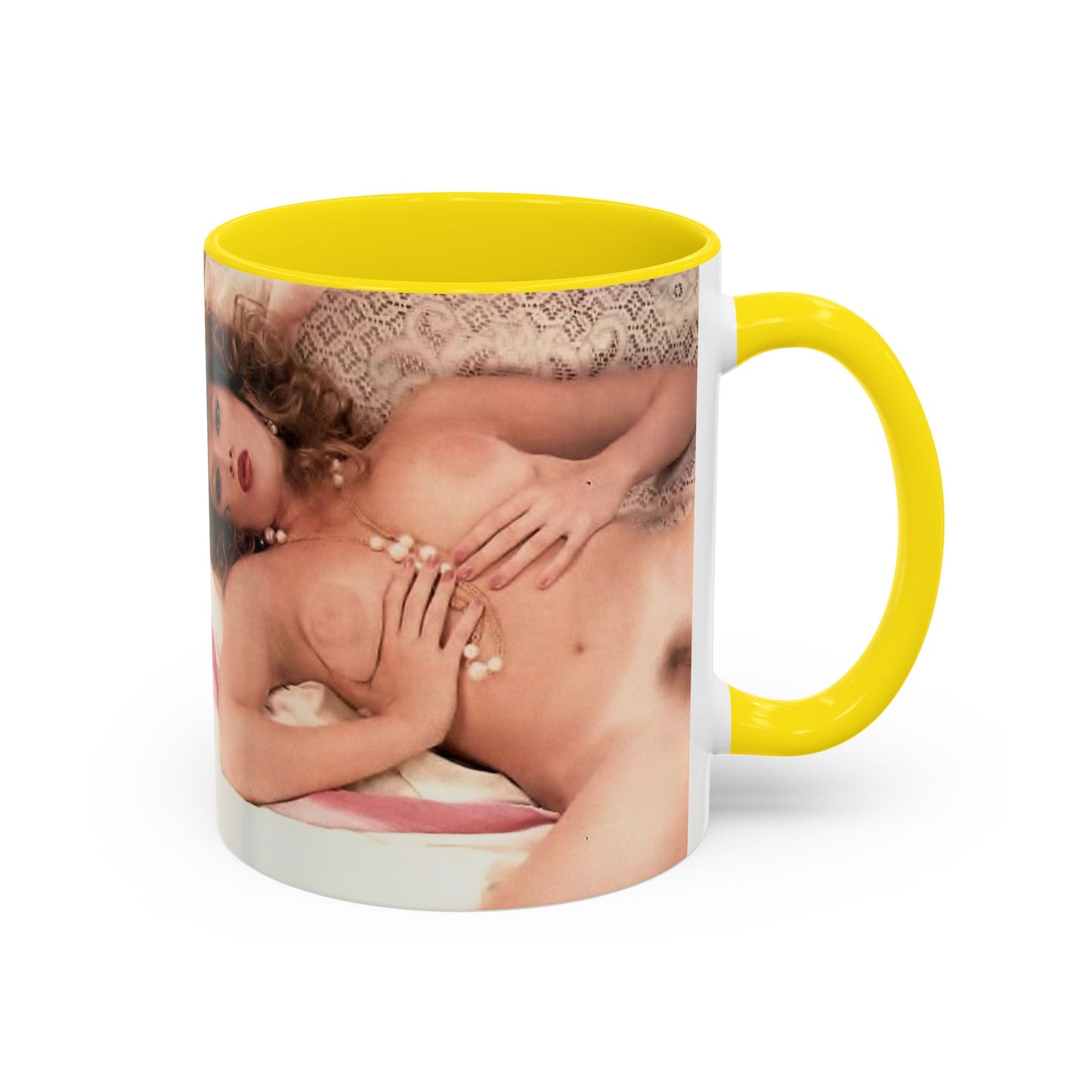 Accent Coffee Mug (11, 15oz) Traci Lords Nude