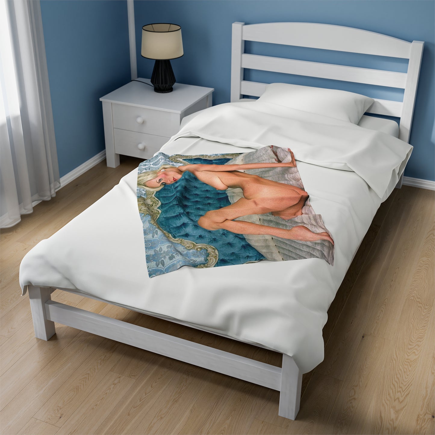 Velveteen Plush Blanket Porn Star Seka Nude