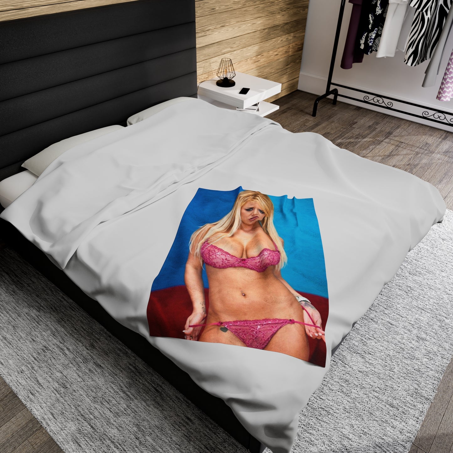 Velveteen Plush Blanket Shyla Stylez Lingerie