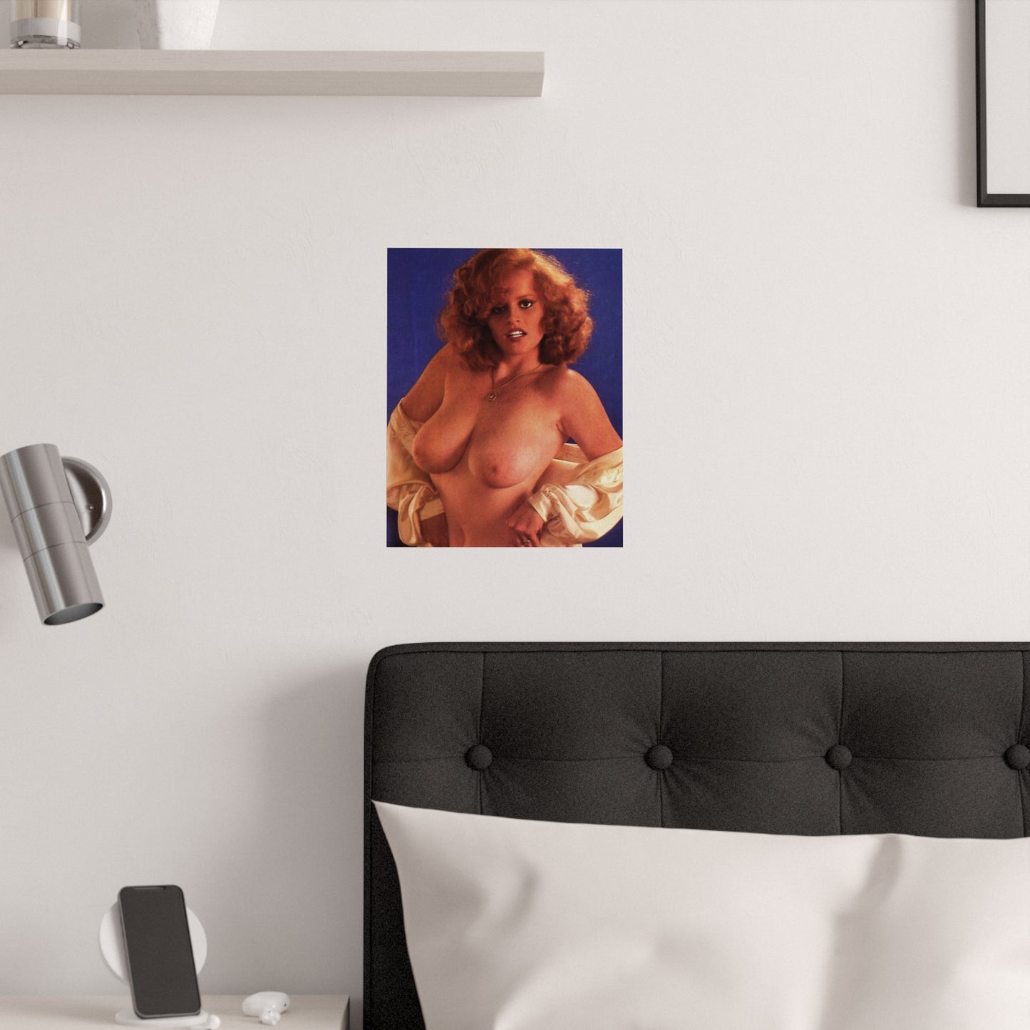 Satin Posters (210gsm) Retro Pornstar Lisa De Leeuw Nude
