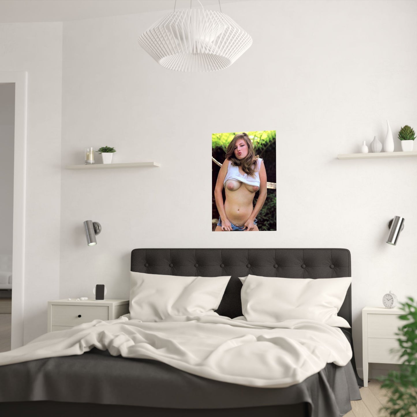 Satin Posters (210gsm) Traci Lords Nude Naked Retro
