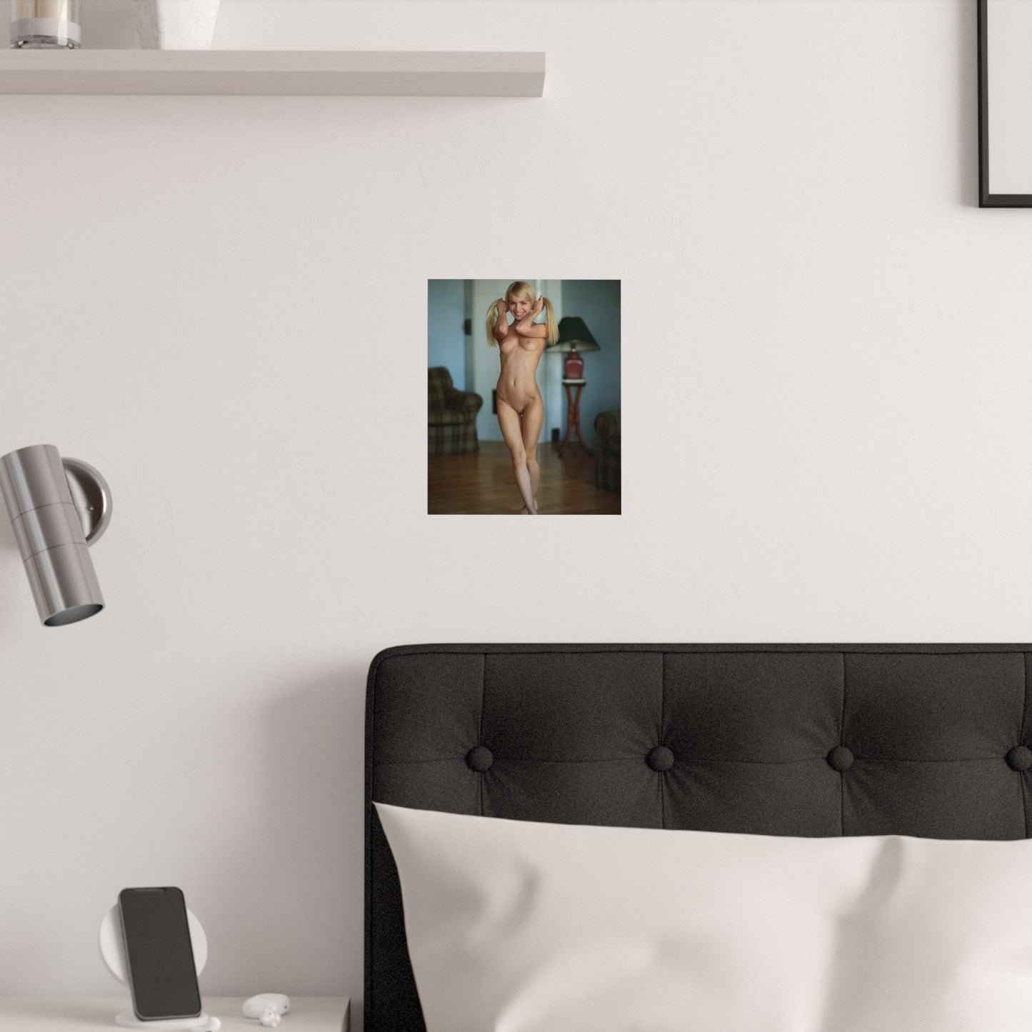 Satin Posters (210gsm) Sexy Nude Pigtails