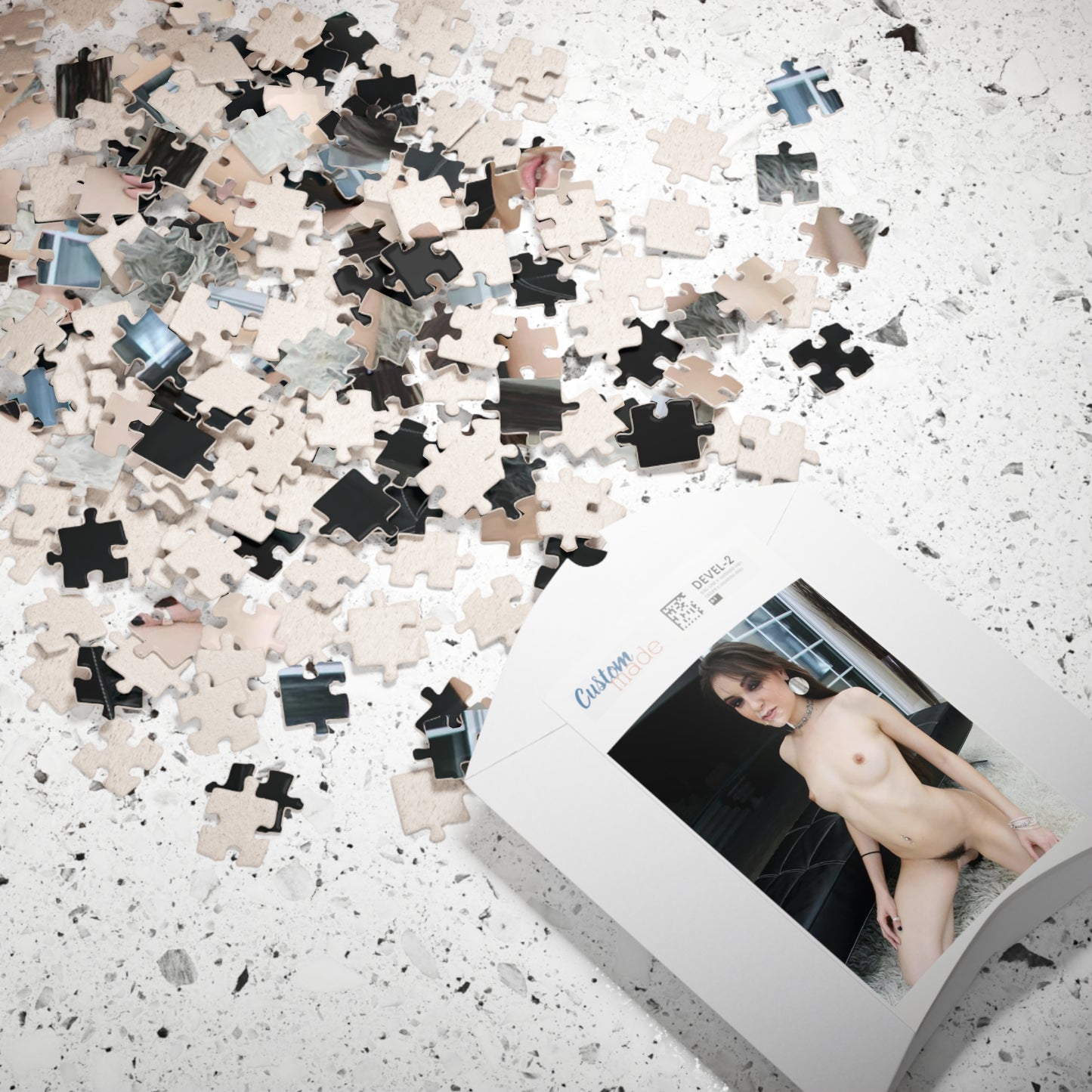 Puzzle (110, 252, 520, 1014-piece) Adult Star Sasha Grey Nude