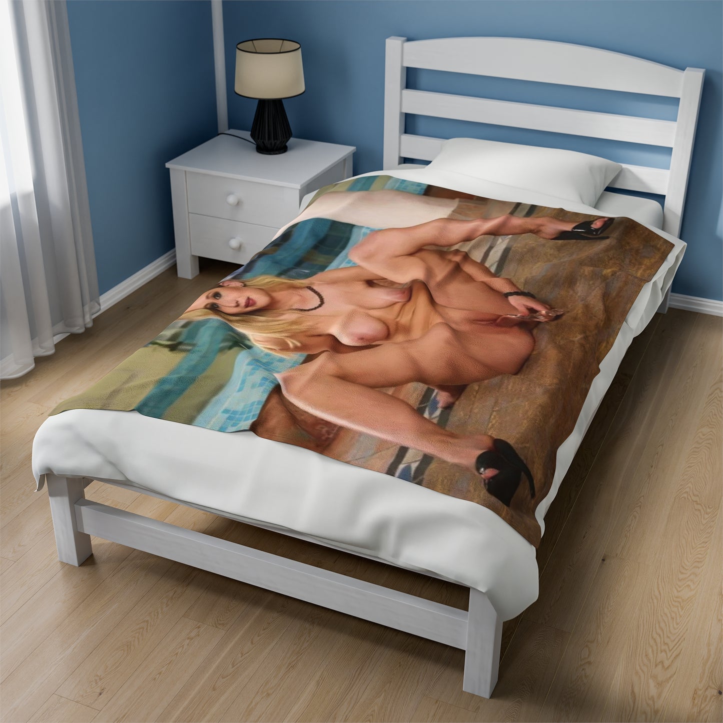 Velveteen Plush Blanket Jennifer Lawrence