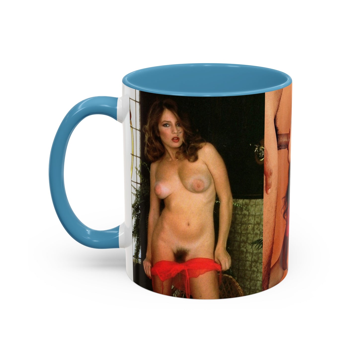 Accent Coffee Mug (11, 15oz) Traci Lords Nude Naked Retro Fuck Sex