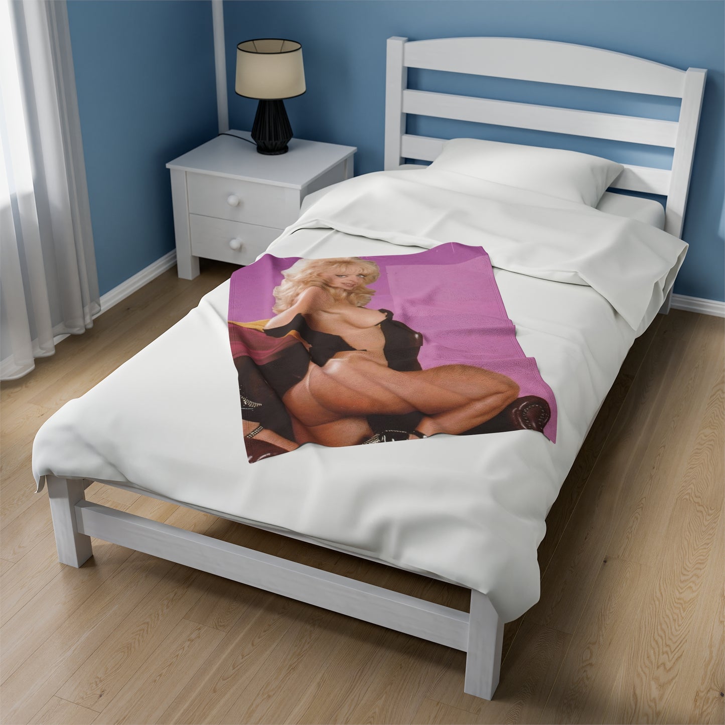 Velveteen Plush Blanket Porn Star Nina Hartley Nude