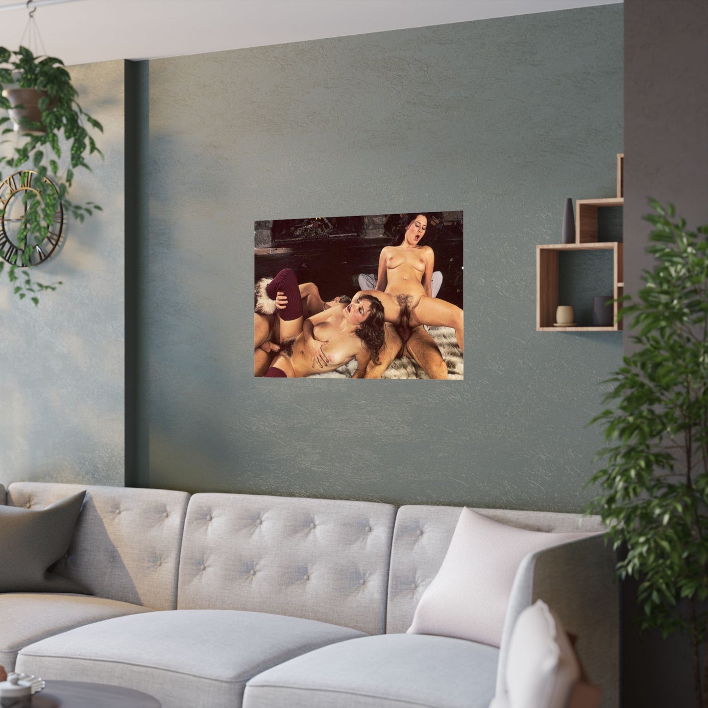 Satin Posters (210gsm) Retro Porn Scene