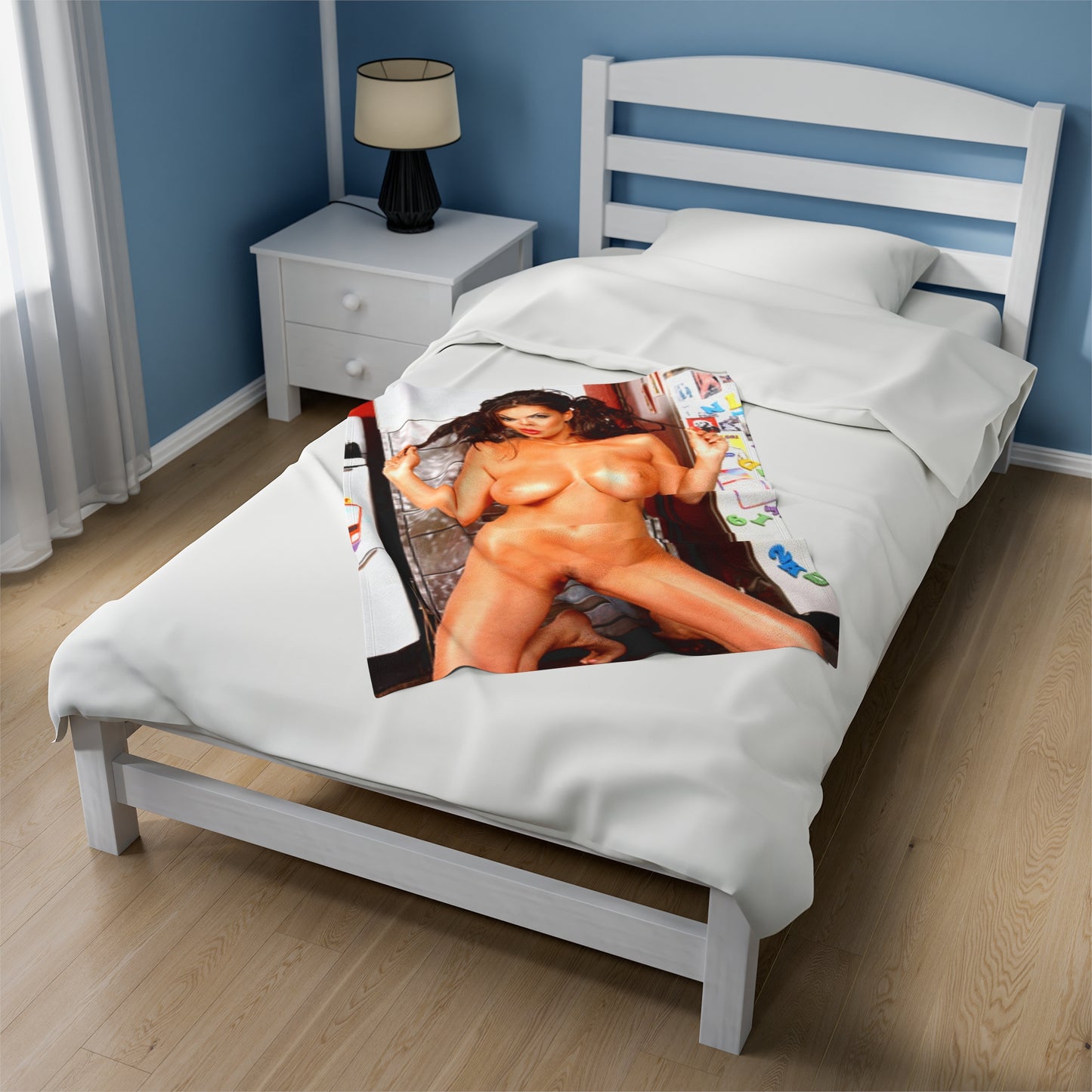 Velveteen Plush Blanket Porn Star Tera Patrick Nude