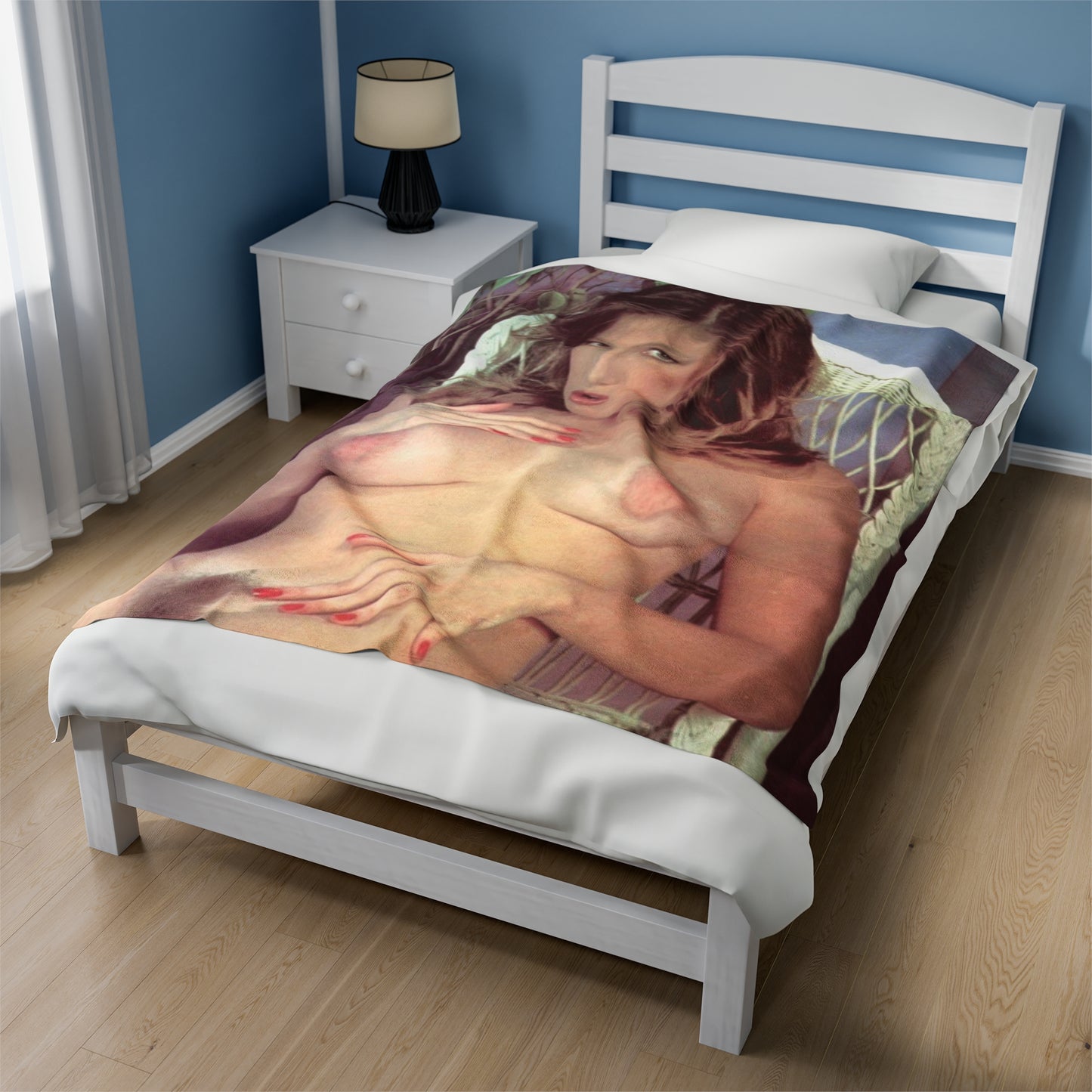 Velveteen Plush Blanket Traci Lords Nude