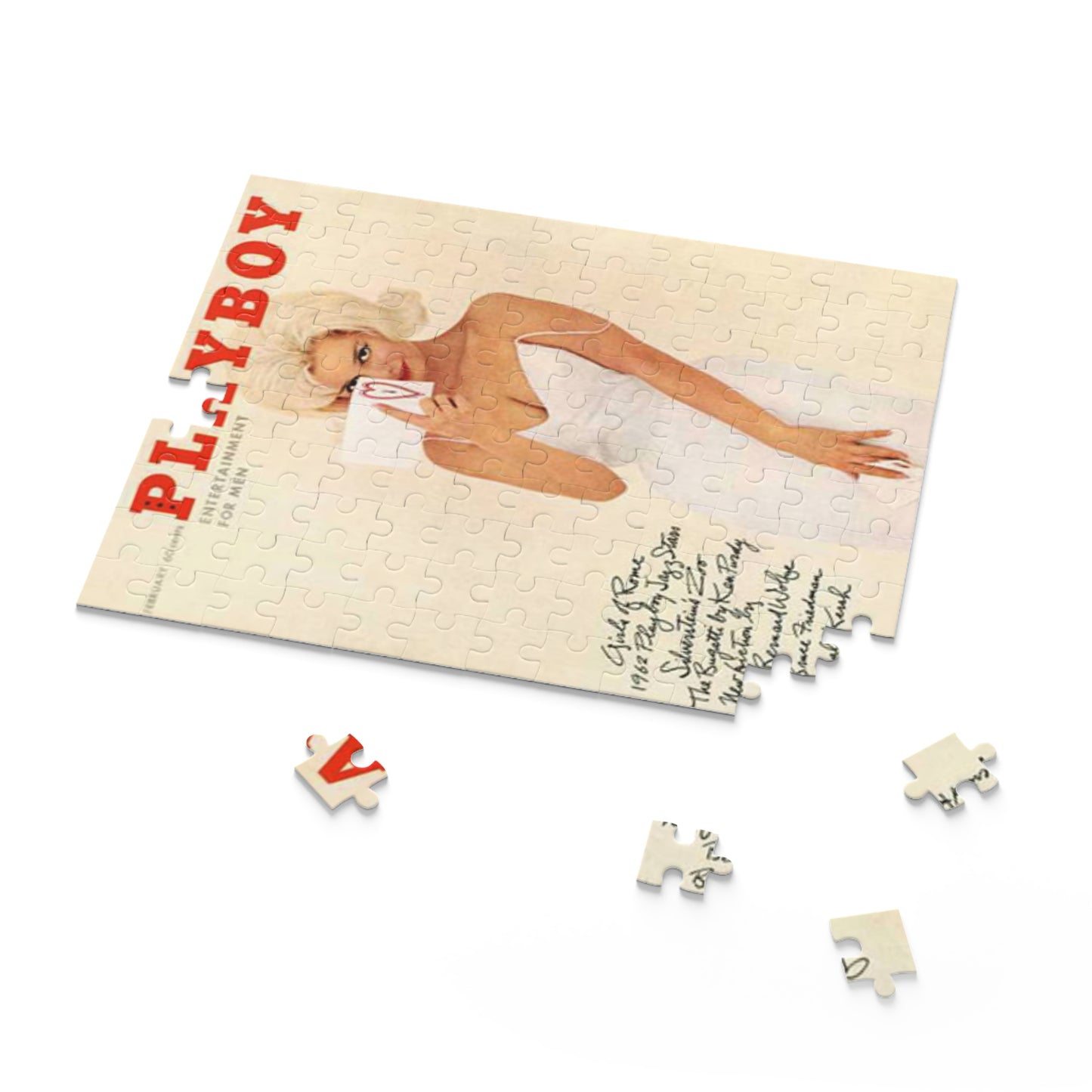 Puzzle (120, 252, 500-Piece) Playboy Cover February 1962