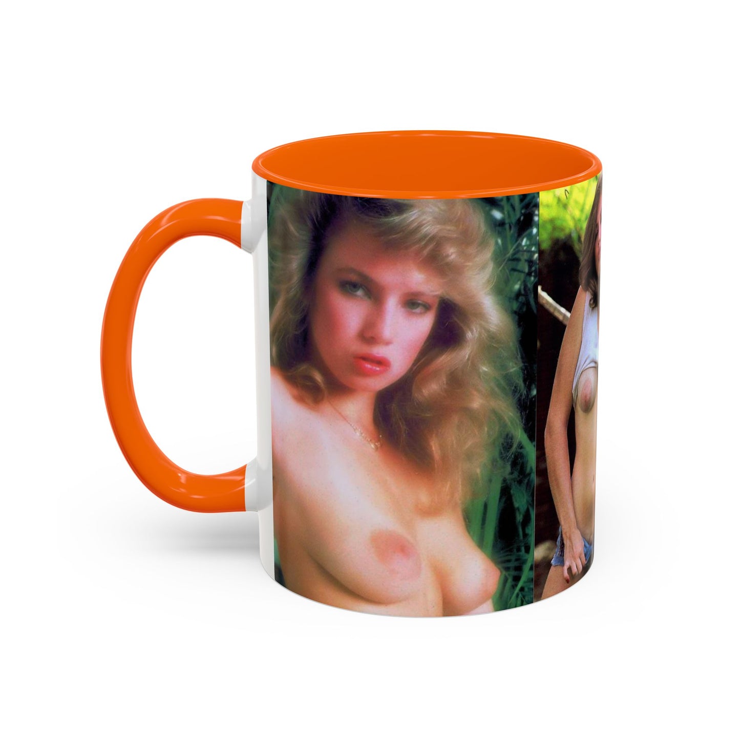 Accent Coffee Mug (11, 15oz) Traci Lords Nude Naked Retro