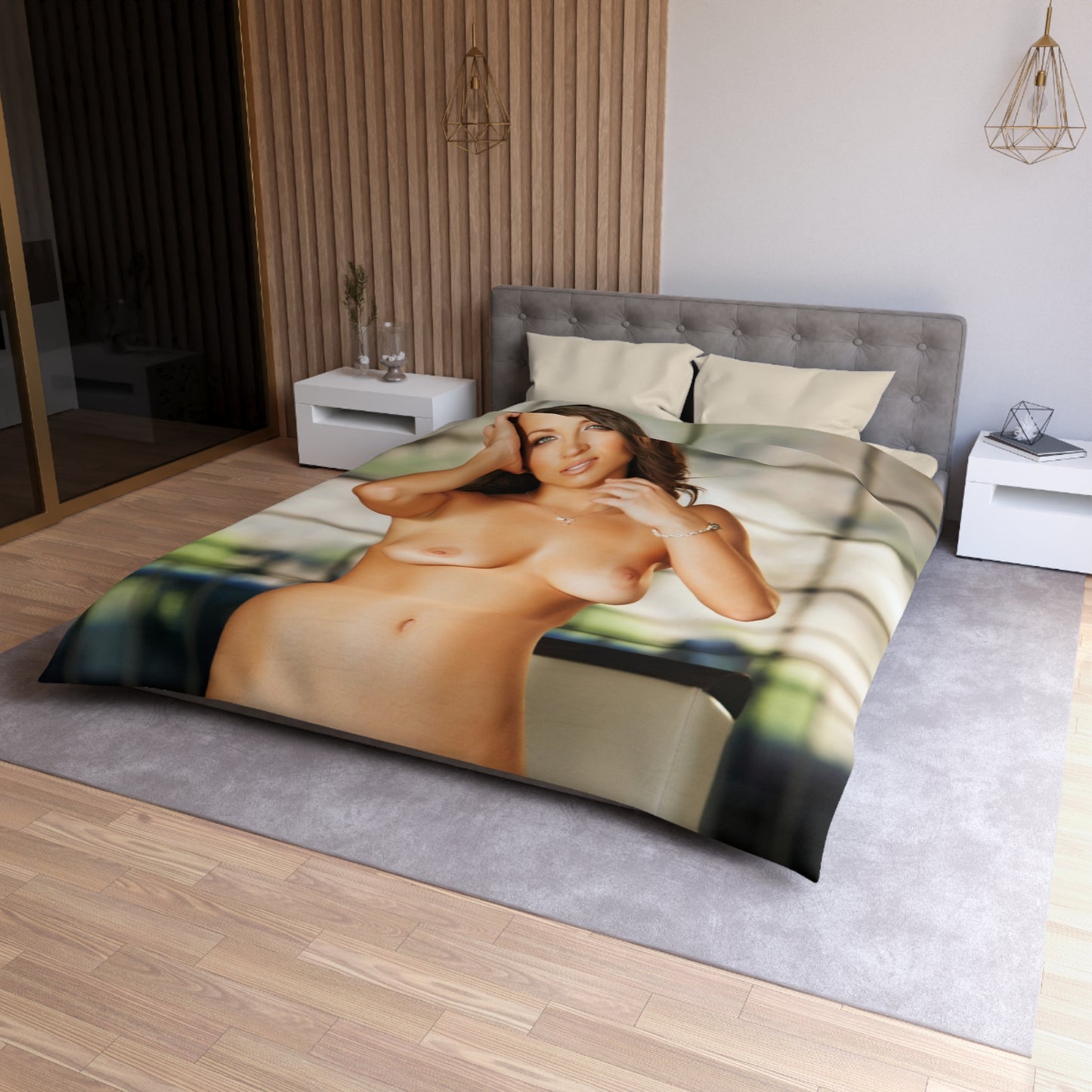Microfiber Duvet Cover Penthouse Pet December 2012 Lily Love