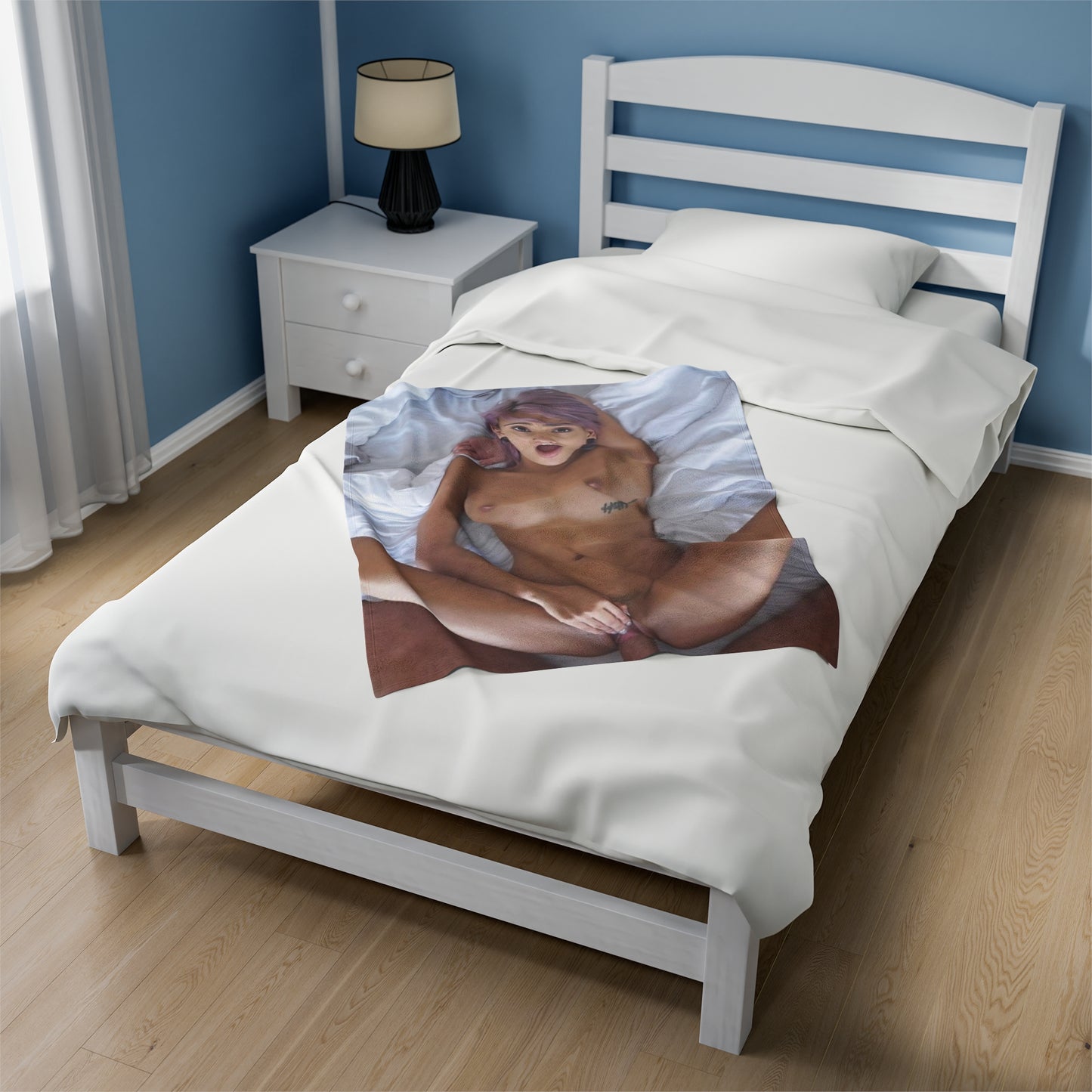 Velveteen Plush Blanket Pornstar Janice Griffin POV Cumrag Cum Rag Nude Naked